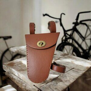 Leather Bicycle Frame Bag - Joystar - Handmade - NWOT